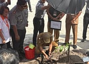 Tanam Pohon, Tebar Kesadaran di Lapas Kelas IIA Palangka Raya